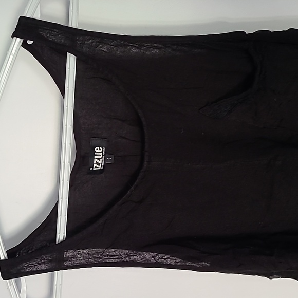 *2/$30 summer clearout* izzue s.S black tank top - Picture 2 of 6
